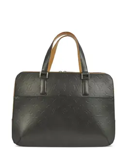 Louis Vuitton Pre-Owned: Чёрная сумка-шоппер