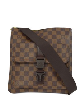 Louis Vuitton Pre-Owned: Коричневая сумка через плечо