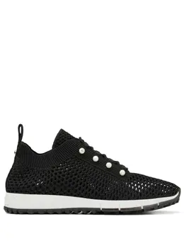 Jimmy Choo: Чёрные кроссовки 