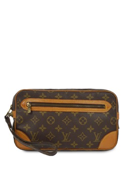 Louis Vuitton Pre-Owned: Коричневый клатч