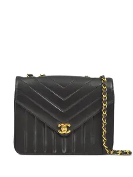 CHANEL Pre-Owned: Чёрная сумка 