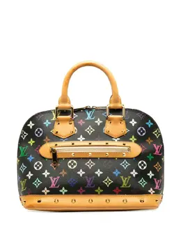 Louis Vuitton Pre-Owned: Чёрная сумка-шоппер