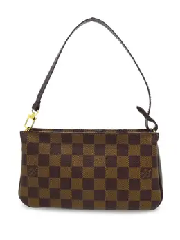 Louis Vuitton Pre-Owned: Коричневый клатч