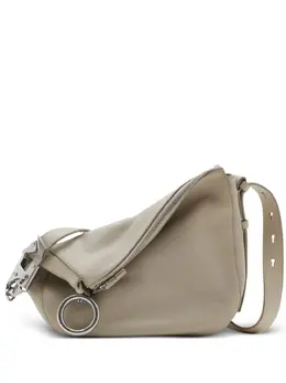 Burberry: Серебристая сумка 