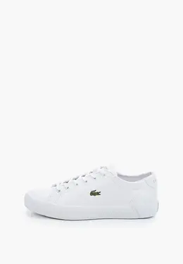 Lacoste: Белые кеды 