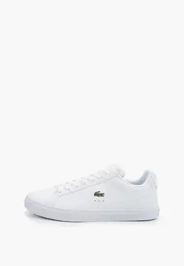 Lacoste: Белые кеды 