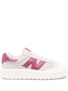 New Balance: Белые кроссовки 