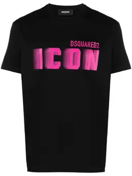 Dsquared2: Хлопковая футболка  Icon