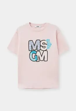 MSGM Kids: Розовая футболка