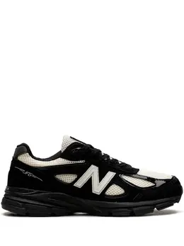 New Balance: Чёрные кроссовки 