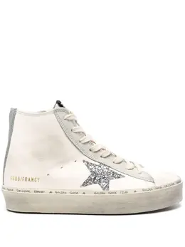 Golden Goose: Белые кроссовки  Francy
