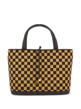 Louis Vuitton Pre-Owned: Коричневая сумка-шоппер