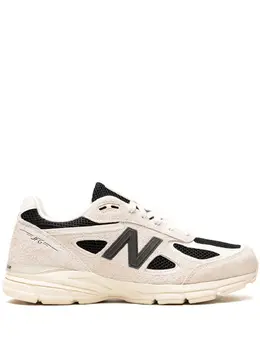 New Balance: Белые кроссовки 
