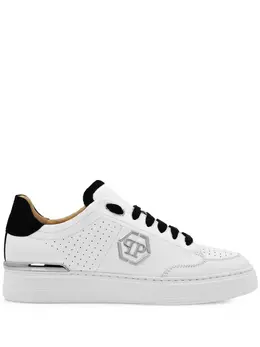 Philipp Plein: Белые кроссовки 