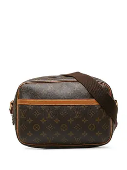 Louis Vuitton Pre-Owned: Коричневая сумка через плечо