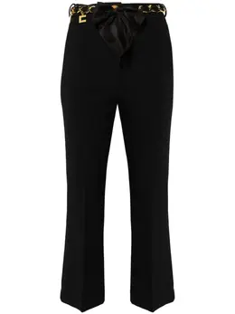 Elisabetta Franchi: Чёрные брюки 