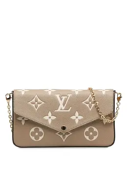 Louis Vuitton Pre-Owned: Светлый клатч