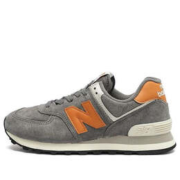 New Balance: Серые кроссовки  574