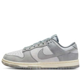 Nike: Серые кроссовки  Dunk Low