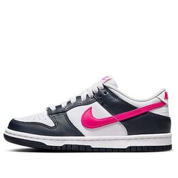 Nike: Розовые кроссовки  Dunk Low