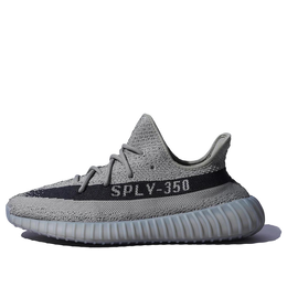 Adidas: Чёрные кроссовки  Yeezy Boost 350 v2