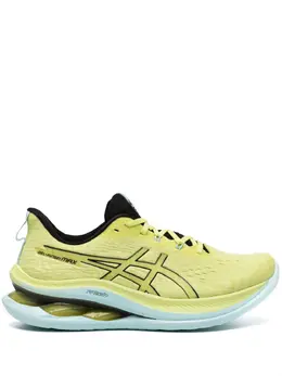 ASICS: Зелёные кроссовки 