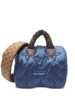 Louis Vuitton Pre-Owned: Голубая сумка-шоппер