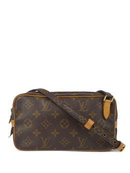 Louis Vuitton Pre-Owned: Коричневая сумка через плечо