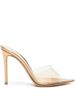 Gianvito Rossi: Прозрачные сабо  Elle