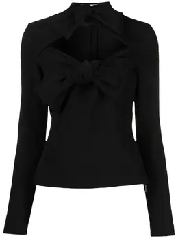MSGM: Топ с бантом 