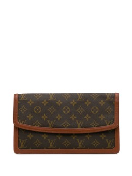 Louis Vuitton Pre-Owned: Коричневый клатч 