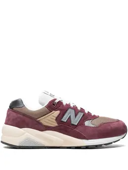 New Balance: Бордовые кроссовки 