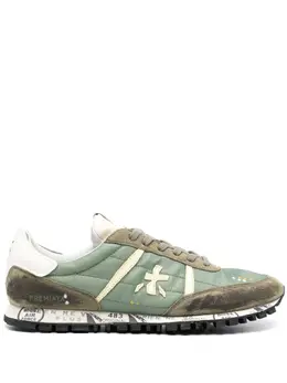 Premiata: Зелёные кроссовки  Sean