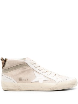 Golden Goose: Светлые кроссовки  Mid Star