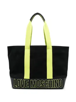 Love Moschino: Чёрная сумка-шоппер 