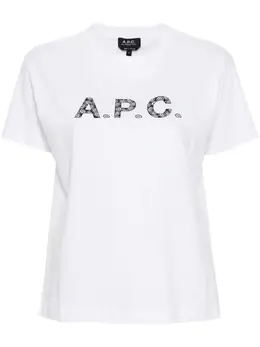 A.P.C.: Футболка с принтом 