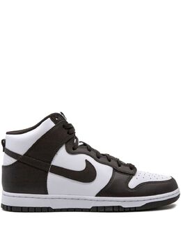Nike: Чёрные кроссовки  Dunk High