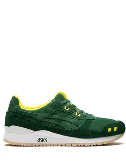 ASICS: Зелёные кроссовки  Gel-Lyte 3