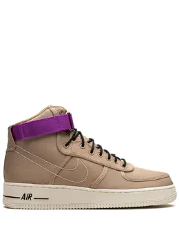 Nike: Светлые кроссовки  Air Force 1 High