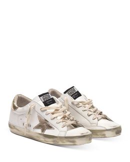 Golden Goose: Белые кеды  Super Star