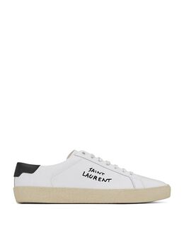 Saint Laurent: Белые кроссовки  Court Classic SL 06