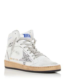 Golden Goose: Белые кеды  Sky Star