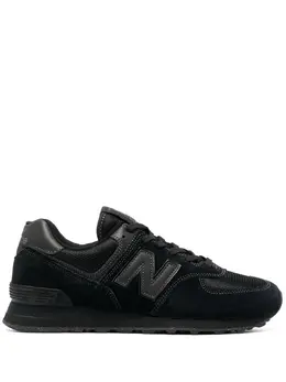 New Balance: Чёрные кроссовки  574