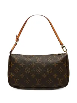 Louis Vuitton Pre-Owned: Коричневый клатч