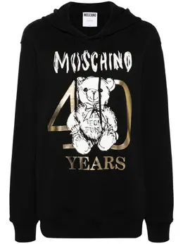 Moschino: Толстовка  Teddy Bear с принтом