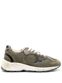 Golden Goose: Зелёные кроссовки  Dad-Star