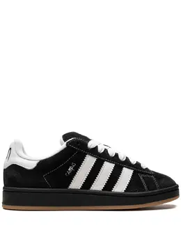 adidas: Чёрные кроссовки  Campus