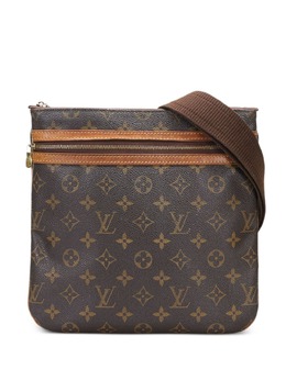 Louis Vuitton Pre-Owned: Коричневая сумка через плечо