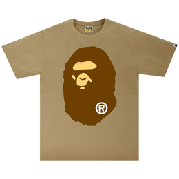 A BATHING APE: Бежевая футболка 