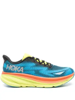 HOKA: Голубые кроссовки 